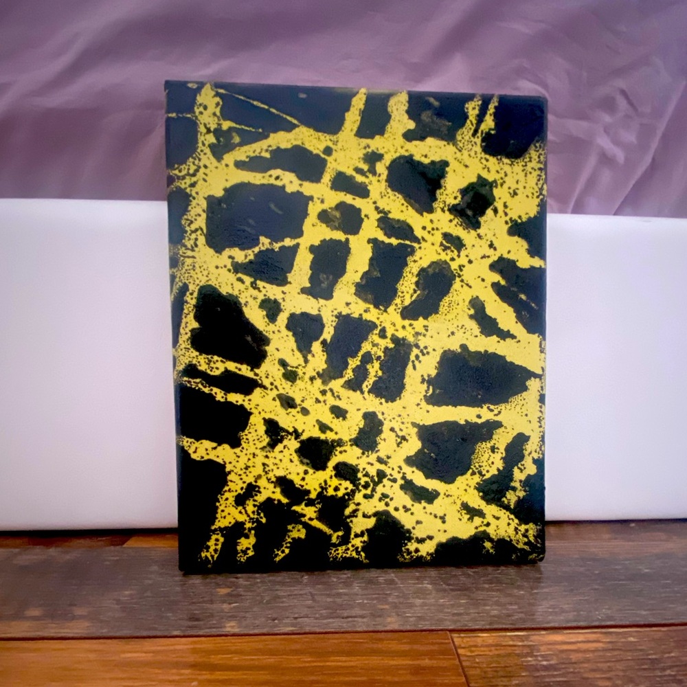 Yellow and Black Painting